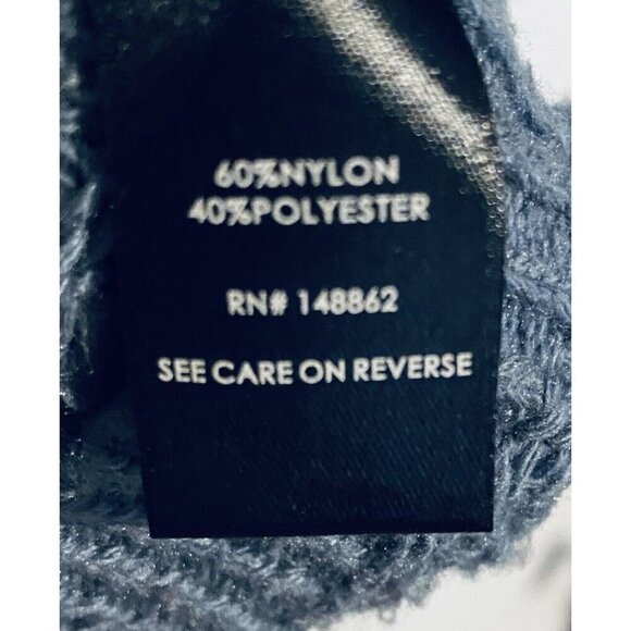 Torrid Sweater Womens 3X Blue Pointelle Pullover V Neck Tunic 3/4 Sleeve Flirty - Picture 7 of 9